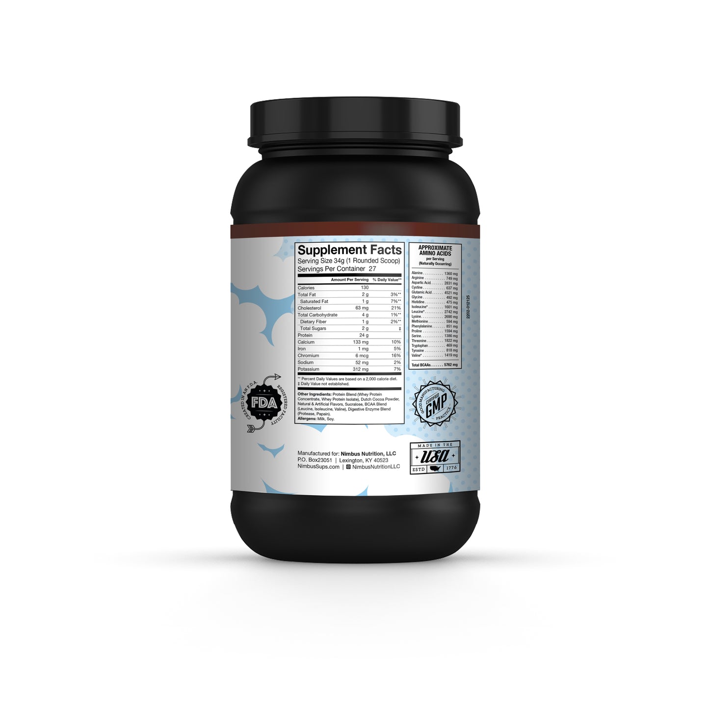 NIMBUS Whey Protein - Chocolate Ice Cream 2lbs